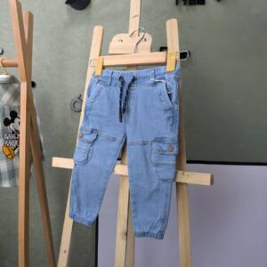 Denim Cargo Jogger