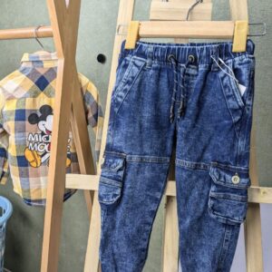 Denim Cargo Jogger