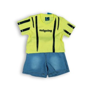 Printed T-Shirt with Shorts